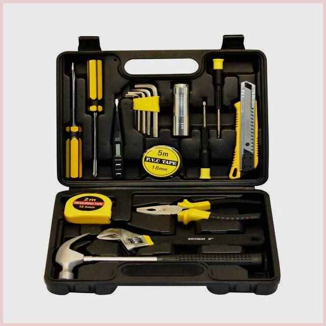 Car tool set home hardware manual tool set portable multi-purpose style set tool box