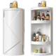 Rotating storage rack for kitchen special triangle seasoning rack storage wall hanging type storage rack with cabinet door corner storage rack