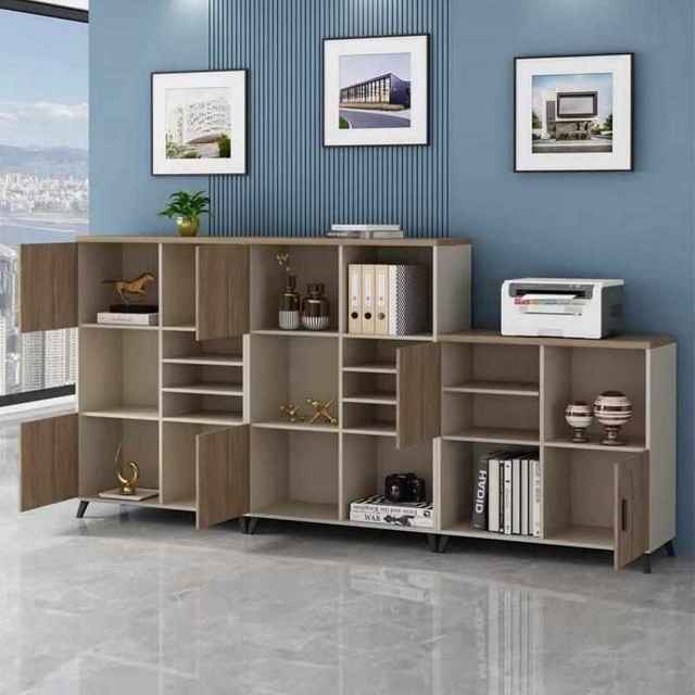 Office file cabinet low cabinet storage cabinet wooden file cabinet information cabinet storage cabinet floor cabinet printer office cabinet