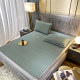 Thai latex cool mattress sheet mattress three-piece set washable natural rubber summer children's ice silk air conditioning mat