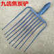Coke shovel Nine-tooth eleven-tooth rake Multi-tooth steel rake Large iron shovel rake Industrial shovel Agricultural tools Manual tools