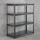 Kitchen storage rack Household kitchenware storage rack Three-layer oven rack adjustable floor-standing multi-layer pot rack microwave rack