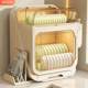 Dish storage rack, cupboard, cupboard storage box, household kitchen, bowl, chopsticks, storage rack, bowl, tableware, double drain box