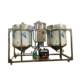 Small oil refining machine for oil food workshop, tea seed oil sunflower oil, filter and refining machine refining equipment