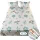 Ice silk cool mat household sheet three-piece set summer children's cool air conditioning mat high-end washable 2024