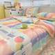 Summer ice silk latex mat three-piece set machine washable children's single student dormitory air conditioning soft mat sheet