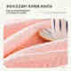 Summer ice silk mat three-piece set cool mat solid color air-conditioned room soft mat foldable machine-washed bed sheet ice silk mat