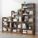 Solid wood bookcase shelf household living room floor storage rack simple modern storage rack small bookcase simple shelf