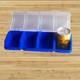 Parts box storage box g style box rectangular hardware tool screw electronic accessories component plastic with cover oblique