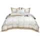 High-end luxury European embroidered ice silk four-piece set spring and summer silky naked sleeping sheets quilt covers mattresses bedding