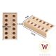 Pliers storage rack sorting box round point flat mouth nylon head pliers storage log rack handmade DIY tool desktop exhibition