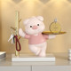 Little pig's living room entrance entrance key storage desktop ornaments home decorations store gifts for friends