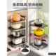 Kitchen storage rack countertop cabinet cabinet storage hanger wall hanging dual-purpose pot rack corner sink pot rack