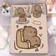 Kapibala Capybara Summer Ice Silk Cool Mat Three-piece Bedroom Children's Bed Sheet Soft Mat Student Dormitory Cool Mat