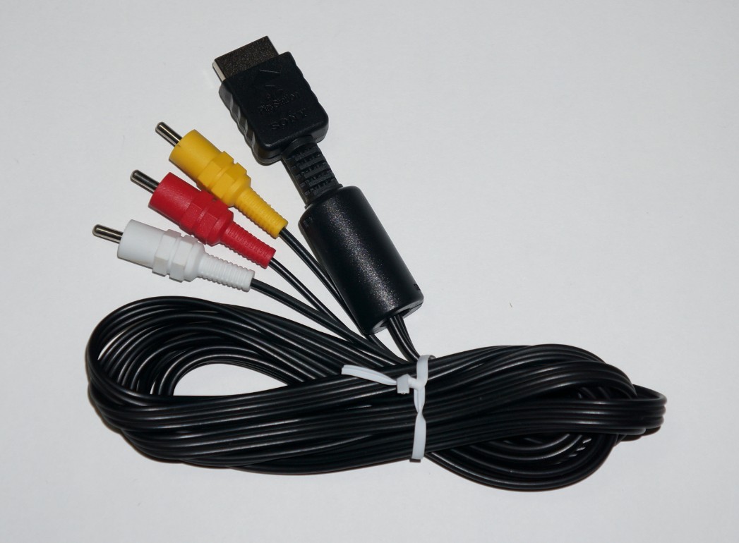 PS2 GAME ACCESSORIES - VIDEO AV CABLE
