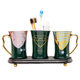 Washing cup household mouthwash brushing cup bathroom set washbasin table toothbrush toothpaste storage cup tooth cup