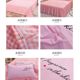 New pure cotton bed four-piece set 100 all-cotton cute bed skirt bedding dormitory bed sheet three-piece set girl four-season quilt