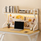 Desktop storage rack storage rack hole board computer desk iron bookshelf student desk simple storage rack