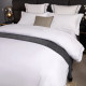 Hotel bedding four-piece set B&B white v-color bed sheets and quilt covers three-piece set bed covers hotel quilt covers whole set