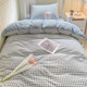 New model sold pure cotton wash cotton college dormitory v bed three-piece set full cotton bedding single bed fitting six men
