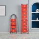Spot ladder household folding thick carbon steel moving herringbone ladder stairs telescopic stool Q small step ladder multi-purpose