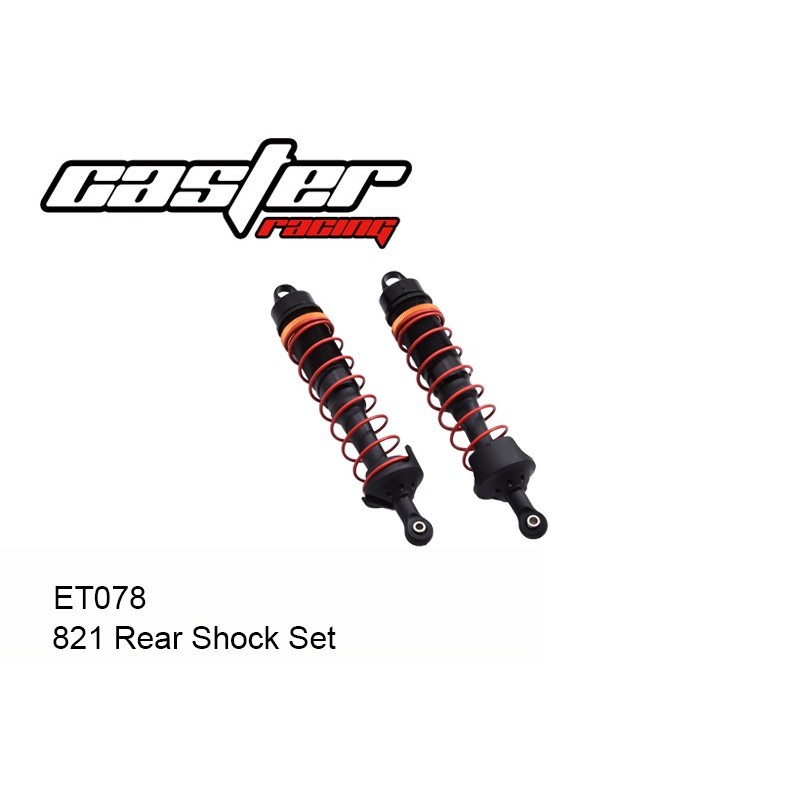 CASTER CASTER ETO821 1 8PRO ELECTRIC BUGGY ET078 ETP076 REAR SHOCK SET