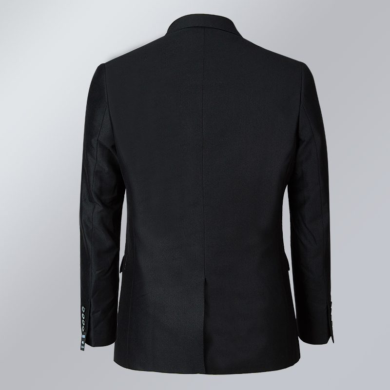 LUOJIA SUIT SUIT WITHOUT CUT MARK MENS AUTUMN AND WINTER KOREAN VERSION SLIM PROFESSIONAL WORK SUIT BLACK JACKET TIDE FOREIGN TRADE 5002