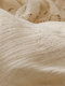 Class A cotton linen bed sheet four-piece set white wash cotton French embroidered lace breathable quilt cover bedding