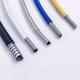 Stainless steel 304 flat plastic JSB threaded metal hose explosion-proof instruments and instrument cables fiber protective sleeves