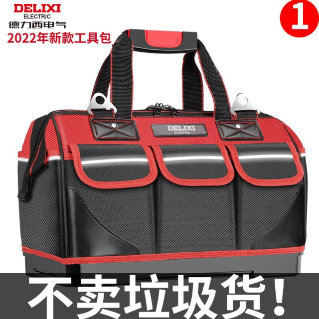 Customized trademark tool kit printing logo large number of advertisements customized thick repair woodworking backpack plumbing and electrician bag