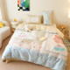 Ins cute cartoon all-cotton four-piece set pure cotton sheet quilt cover 1.5m student dormitory 1.8 bedding