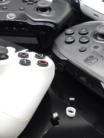스위치 프로 핸들 로커 링 PS5 핸들 낙하 방지 핑크 링 XBOX 시리즈 X|S 마모 방지 보호 커버