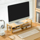 Computer increased elevated monitor bracket raised base desktop bracket desktop storage rack office desk storage rack