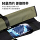 Longbaolai canvas roll fishing rod bag portable folding soft rod bag fishing gear bag roll bag fishing rod storage bag umbrella bag