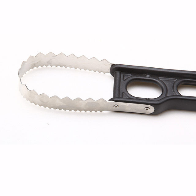 Outdoor fishing 304 stainless steel scale scraper Double-sided fish scale planer Manual scale removal tool for household kitchen