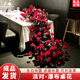 Birthday waterfall table flower simulated flowers wedding welcome scene decoration birthday decoration flower art birthday waterfall fake flowers