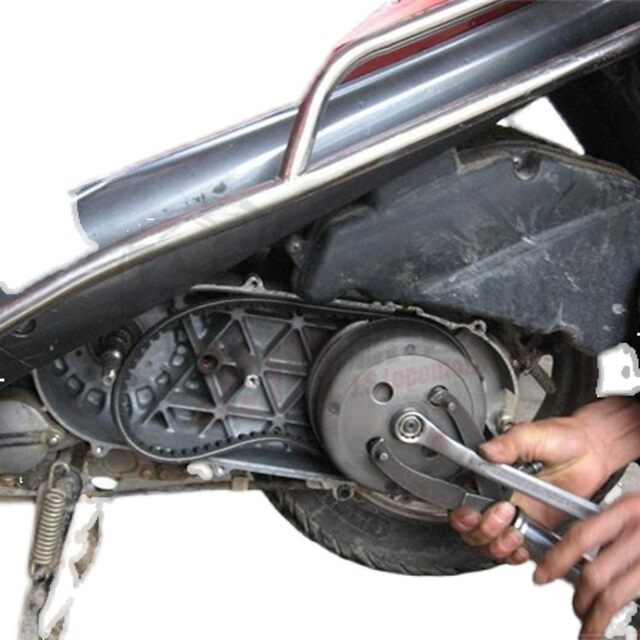 Motorcycle flywheel wrench Puli disc clutch removal tool Scooter belt disc magnetic motor fixing card