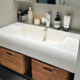 Weaving storage basket under bathroom sink storage basket under the bathroom laundry basket miscellaneous rattan woven