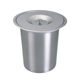 304 stainless steel kitchen countertop embedded trash can cabinet household classification desktop hidden sink cleaning bucket