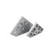 Aluminum profile accessories universal connecting board foot cup support universal mounting parts Fuma wheel thickened base fixing pad