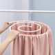 Duvet drying artifact household balcony outdoor bay window spiral cooling quilt rack bed sheet quilt cover stainless steel coat rack