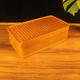 Handmade bamboo woven box Chinese retro rectangular household dustproof storage basket portable bamboo tea set storage box