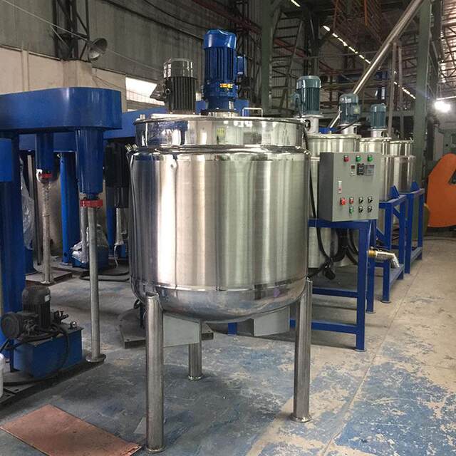 Industrial spice vertical double-layer electric heating constant temperature mixing tank stirring storage intelligent temperature control multi-function mixing tank