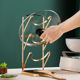 Multifunctional pot lid rack wall-mounted countertop dual-purpose kitchen storage rack spatula chopping board storage rack