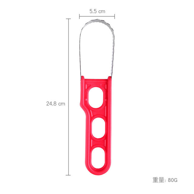 Outdoor fishing 304 stainless steel scale scraper Double-sided fish scale planer Manual scale removal tool for household kitchen