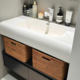 Weaving storage basket under bathroom sink storage basket under the bathroom laundry basket miscellaneous rattan woven