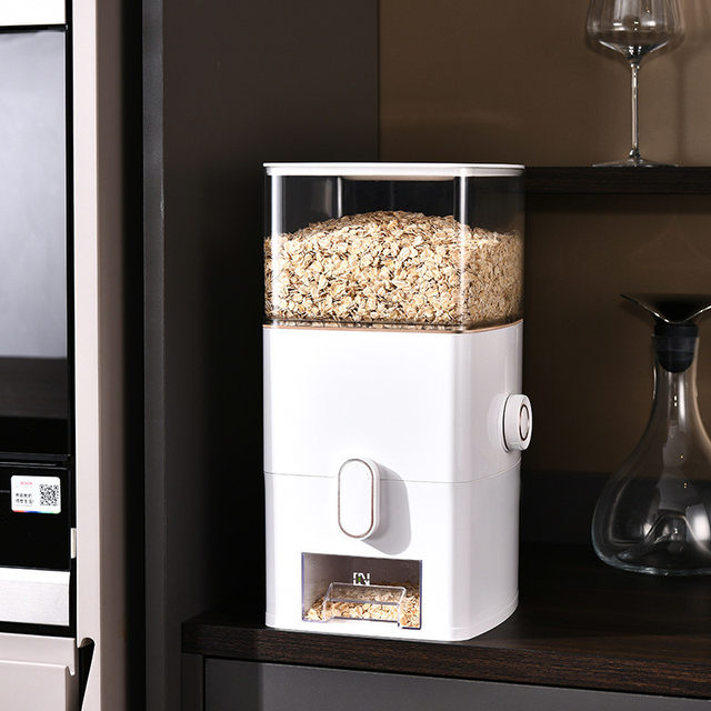Kitchen multi-function moisture-proof sealing flour bucket Large capacity nano bucket Metering powder storage bucket