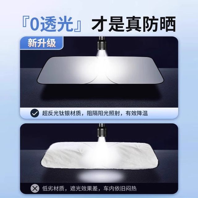 汽车防晒隔热遮阳挡板2025新款遮光帘档罩车内前挡玻璃板罩遮阳伞