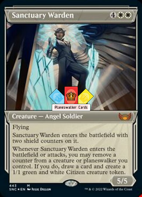 테두리 없는 SNC 슈퍼넘머 카드 및 특수 페인팅  홀 가드 443