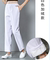 FLEECE NURSE PANTS WHITE WORK PANTS ELASTIC WAIST WINTER THICKENED POWDER BLUE PLUS SIZE FEMALE NIGHT SHIFT DOCTOR FLEECE PANTS